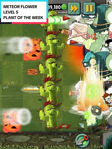 Meteor Flower Level 5 - Plant of the Week in PvZ2