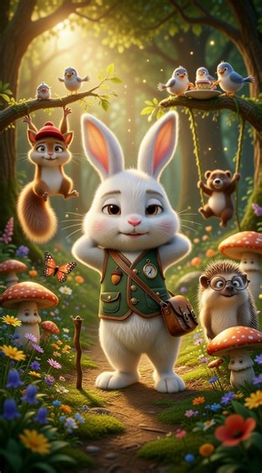 Super Cute Bunny Hopping Around | Rabbit Cute Video Shorts