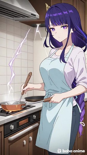 Raiden Shogun's Unique Cooking Challenge with Lightning