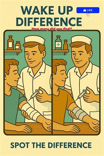 💉 Spot the Difference | Nurse Giving an Injection