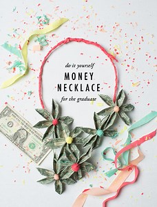 Money necklace DIY