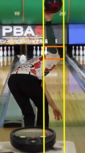 Here is a great example of setting the head outside the body early in the approach (before the ball passes the hip into the upswing). Benefits include: (*) Early swing slot space creation; (*) Holistic step-over cause and effect; (*) Target 🎯 tracking 1 = Reduced verifical or lateral head movement throughout the approach = quiet head quiet eye; (*) Target 🎯 tracking 2 = Early establishment of the vertical eye position seen at release. In addition, you see Front-to-Back shoulder alignment befor