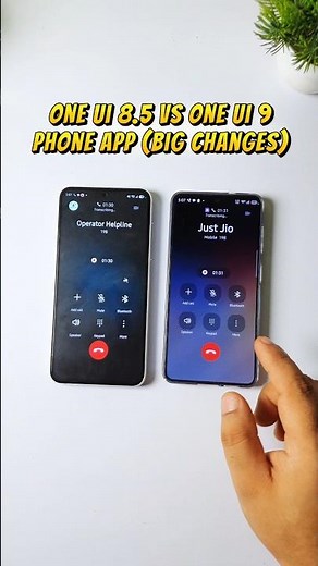 One Ui 9 vs One Ui 8.5 Phone App