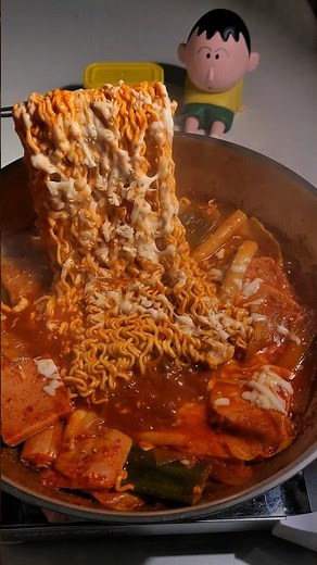 Spicy Buldak Rabokki 🍜🔥