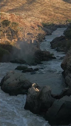 The Epupa Falls at Omarunga Epupa Fall Camp in the Kunene