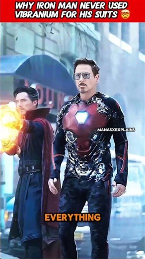 Why Iron Man Never Used Vibranium 🤯 #shorts