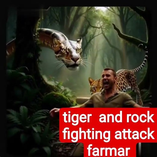 tiger Python attack farmer #JungleRescue#AnimalRescue#GorillaHero#TigerAttack#AnacondaAttack
