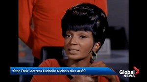 Actress Nichelle Nichols, who broke barriers in North America with her portrayal of Lt. Nyota Uhura on the iconic sci-fi series "Star Trek" - including the first ever on-screen interracial kiss in the history of American television - passed away Sunday at the age of 89. Read more: https://globalnews.ca/news/9028800/nichelle-nichols-star-trek-actress-dead/ | Global News