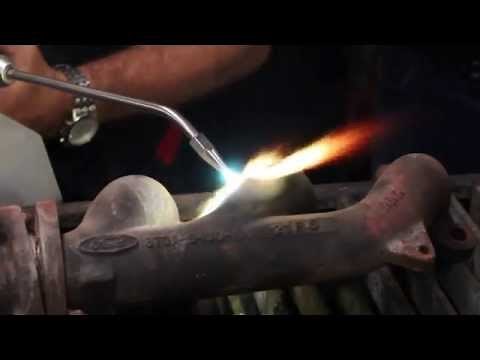 How to use thermal spray to repair a manifold