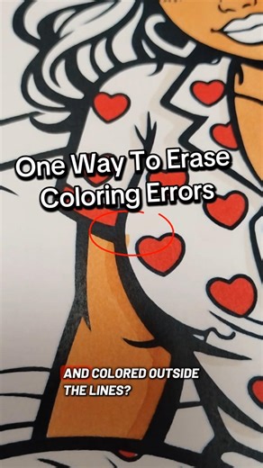 Tip to fix coloring errors #coloringadventure #coloringtechniques #art #colorwithme #easycoloring