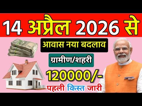 18 अप्रैल 2026 से पहले किस्त आना शुरू पीएम आवास योजना फाइनल बजट जारी