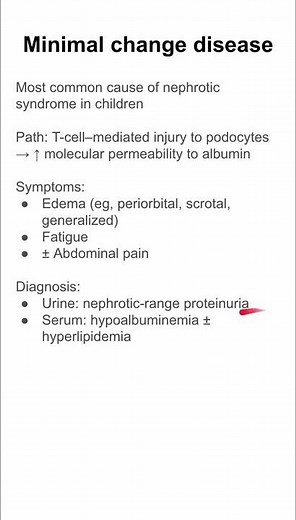 Minimal change disease
