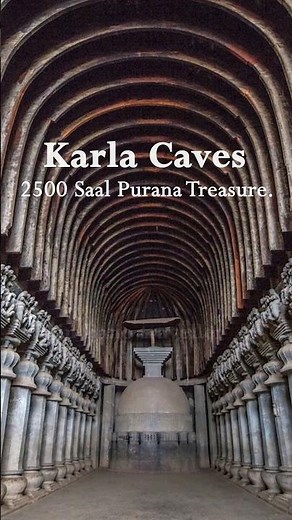 Karla Caves 2100 years old Buddhist ancient Caves.#ancienthistory#karlacaves#buddhiststory#lonavala