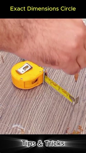 Stop Guessing! Draw a Perfect Circle Any Size - Woodworking Tip