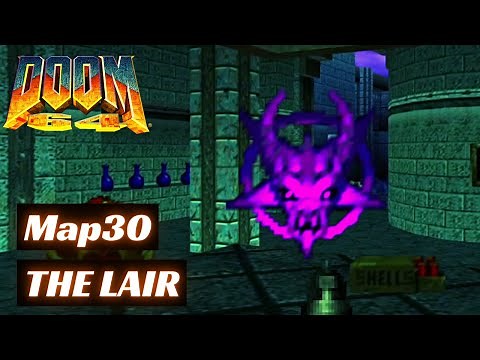 Doom 64 (100%) Walkthrough (Map30: The Lair)