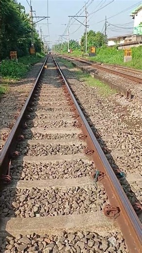 Endless Rails Before Going Home | Aesthetics of the Railway Line 🚂, Railroad #TrainTracks #Travel