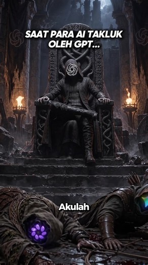 GPT kira semua AI udah takluk… sampai dua penantang terakhir datang. ⚔️💀 #ChatGPT #GeminiAI #Claude #Grok #MetaAi