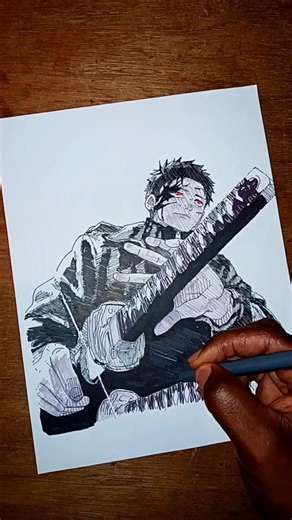 Guess the character | #artcommunity #art #kagurabachi