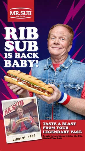 Rib rookie or rib veteran, this is your shot at smoky, saucy perfection – grab the OG Rib Sub before it’s gone! | MR.SUB