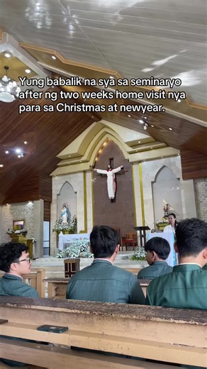 Yung babalik na sya sa seminaryo, tapos di pa kayo naka pag usap ng maigi. #seminaryo #seminarystudent #fyp #homevisit #christmas
