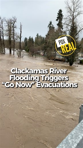 PDX Real - Community Engaged Reporting on Instagram: "Clackamas County has issued Level 3 “Go Now” evacuation orders due to flooding in multiple areas, including: • Carver Mobile Home Ranch • Shady Dell Road & Fawn Lane • Low-lying areas along Tranquility Lane near the Clackamas River Level 3 means leave immediately. Conditions are unsafe. For official updates, evacuation maps, road closures, warming centers, and sandbag locations, visit https://www.clackamas.us or follow @clackamascounty and @c