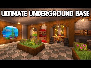 Minecraft: ULTIMATE Secret Underground Base | Tutorial