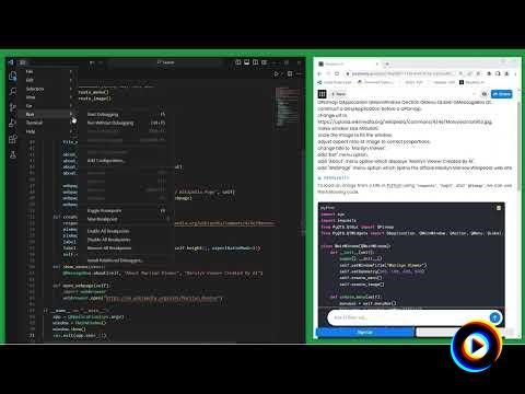 Python And QT, One Minute Dev Image Viewer App by Coding With Perplexity AI
