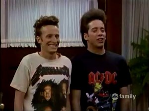 Live action Beavis and Butthead on the sitcom Step by Step (1994)