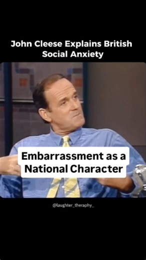 6.4K views · 25 reactions | John Cleese explains how the English don’t ask for things - they apologize their way into them... Even toast requires a formal negotiation.  Follow: @laughter_theraphy_ #comedyreels #funnyreels #johncleese #britishcomedy #britishhumour | Laughter Theraphy | Facebook