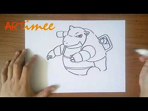 How to Draw Blastoise
