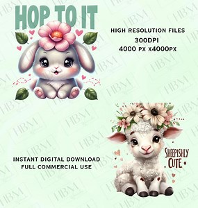 Cute Baby Animal Clipart Bundle, Funny Animal Quotes PNG, Kawaii Jungle Nursery Graphics, Transparent Digital Download, Commercial Use - Etsy