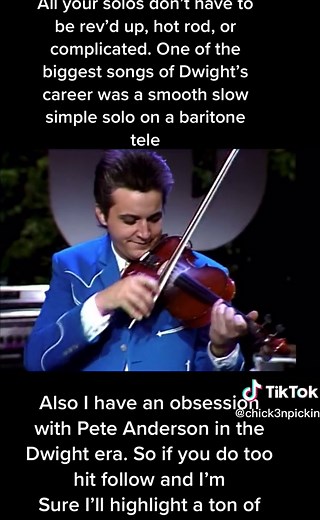 Smooth Slow Guitar Solo on Baritone Tele | Dwight Yoakam Live Performance