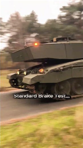 Military Tank Brake Test | Can a 60-Ton Tank Stop Instantly?