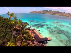 PROVIDENCIA ISLAND, CRAB CAY (Cayo Cangrejo), Colombia from above with Drone