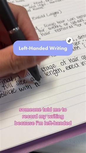 don’t I write my letters just like everyone else 🙃 #lefthanded #lefty #writingaesthetic #estheticianlife #estheticiantiktok #esthetics