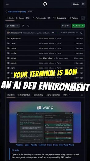 Warp: Your Terminal Is Now an AI Dev Environment