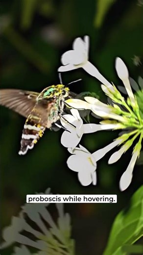 Hummingbird hawk-moth (Macroglossum stellatarum) #shortvideo #shortvideos
