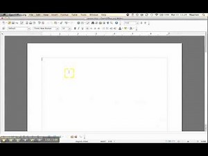 Blank first page and table of contents