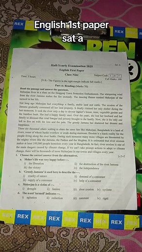 English 1st Paper SAT Preparation Guide
