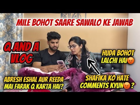 Huda Aur Riyaz Ko Aaya Gussa😡 Q And A Me Diye Jawab😒 @HudaDIYvlogs