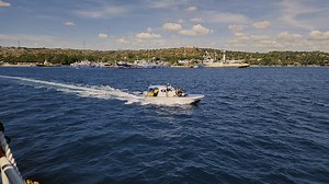 Our fishery officers are hard at work patrolling by land, sea and air! 🛻🛥️🛩️ This De Havilland Dash-8 is among the aircraft our aerial surveillance program uses to monitor fishing vessel activity and enhance maritime security. Learn more about how we protect Canada’s high seas resources: https://ow.ly/to7y50UL9hr | Fisheries and Oceans Canada
