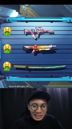 Perubahan Skin Senjata #freefire #shorts #ffshorts