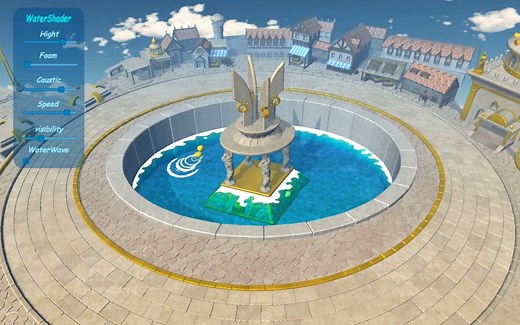 技术美术Demo-WaterShader-可交互卡通水体Shader