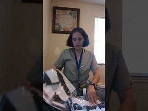 unboxing new inmate uniforms