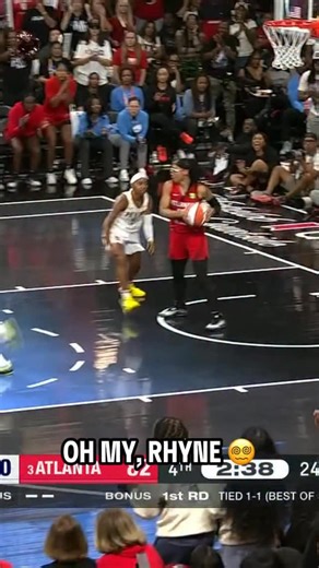Rhyne Howard makes the huge triple in the winner takes all game ‼️ IND-ATL | ESPN2 | WNBA Playoffs presented by @Google | WNBA