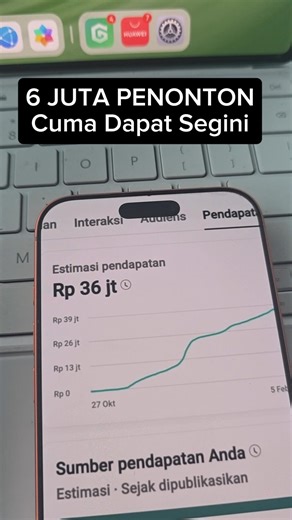 Bikin Kaget‼️Penghasilan Video Short 6 Juta Penonton‼️Gaji Youtube 2026