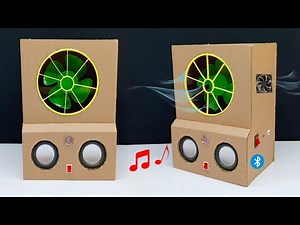 How to make Air Cooler with Bluetooth Speaker at Home | Easy Science Project | cooler कैसे बनाएं