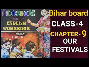 CLASS-4 ENGLISH WORKBOOK CHAPTER-9 OUR FESTIVALS WORKSHEETS 43,44,45,46,47,48 .4th class eng w.b.ch9