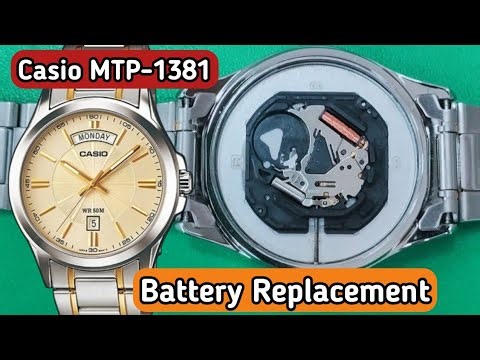 How to Replace the Battery in Casio MTP-1381 | Easy Step-by-Step Tutorial