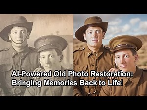 AI-Powered Old Photo Restoration: Bringing Memories Back to Life!